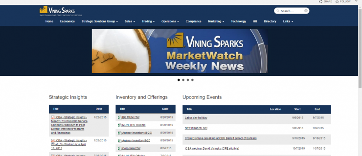 Vining Sparks: SharePoint Branding & Directory